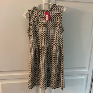 New with tag, large, black and white dress